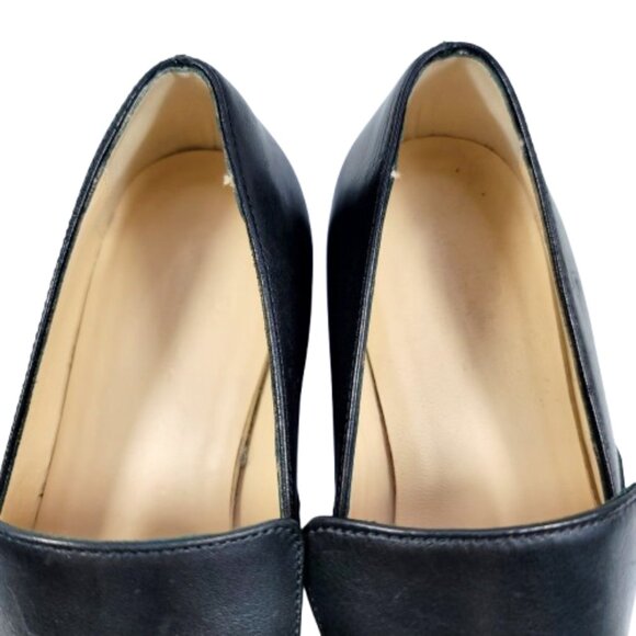 Banana Republic Italian Black Leather Loafers - Size: 6 - Picture 7 of 10